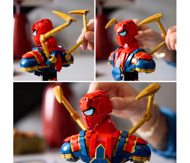 LEGO Super Heroes 76326 Popiersie Iron Spider-Mana - 1331731 - zdjęcie 5